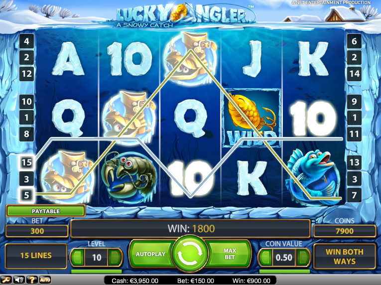 Lucky Angler Video Slot Screenshot