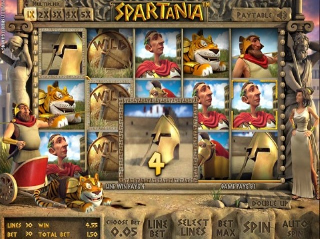 Spartania Video Slot Screenshot