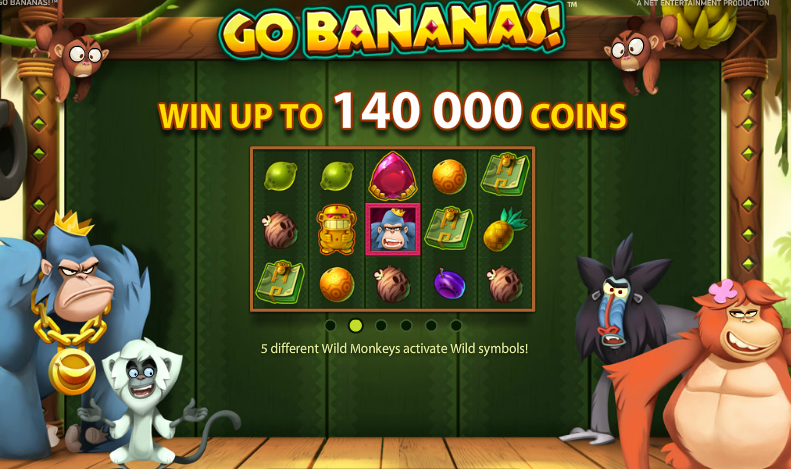 Go Bananas Slot Machine in Casino Now