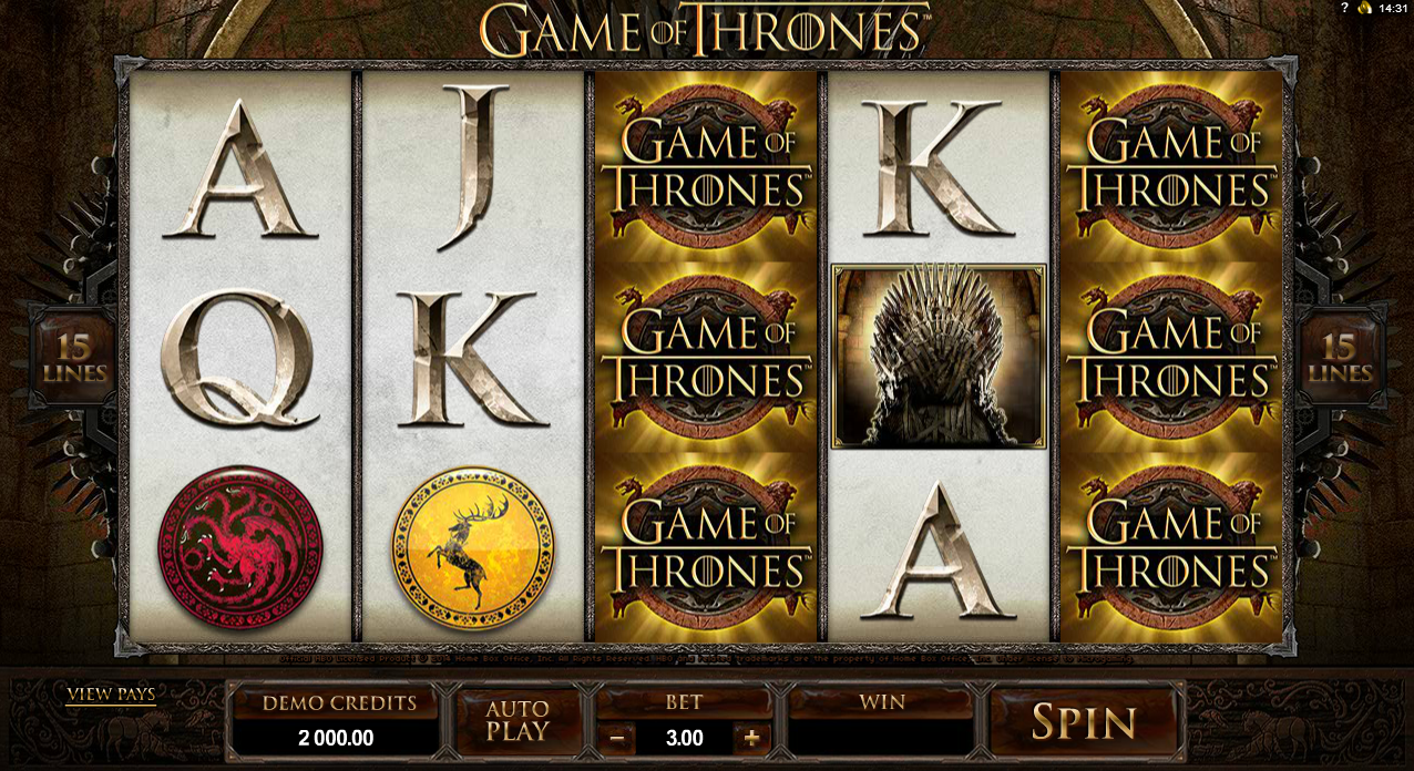 Game of Thrones Slot Machines from Microgaming Available Now