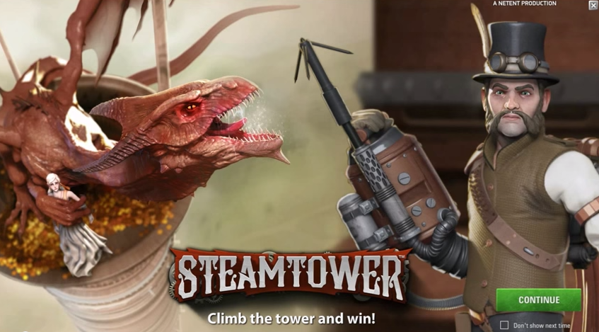 NetEnt Launches New Slot Called Steam Tower